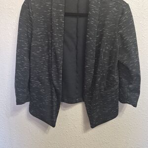 Maurices Black and Gray Blazer